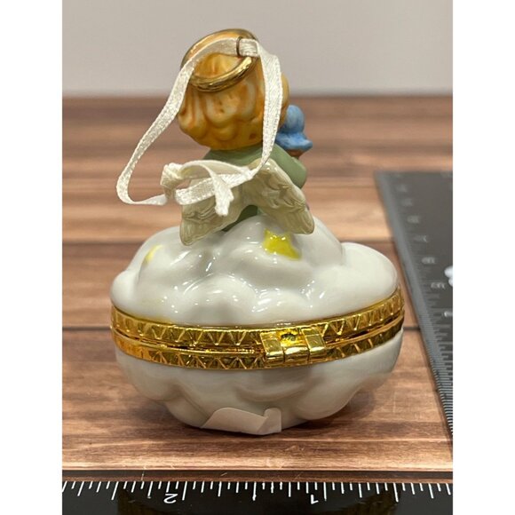 HALLMARK ORNAMENT QX6877 LITTLE CLOUD KEEPER PORCELAIN BY TAMMY HADDIX ANGEL - Picture 7 of 11